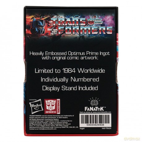 Transformers 40th Anniversary Autobots Ingot