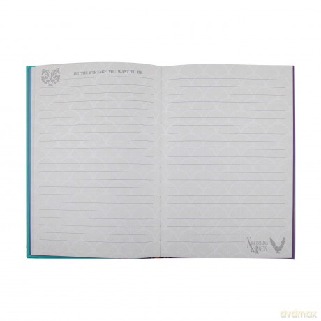 Wednesday - Hard Cover Notebook - Wednesday and Enid