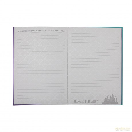 Wednesday - Hard Cover Notebook - Wednesday and Enid