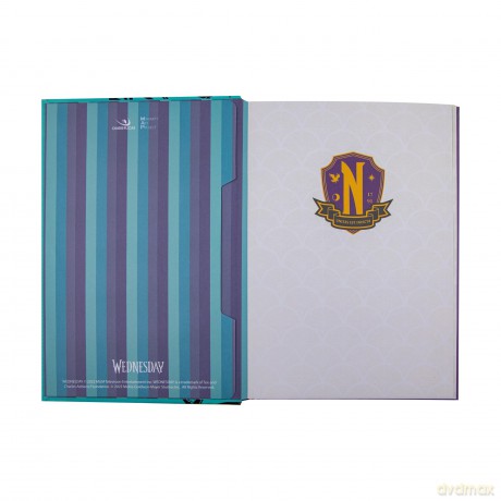 Wednesday - Hard Cover Notebook - Wednesday and Enid