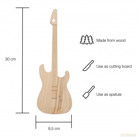 Winkee - Guitar Spatula and Mini Cutting Board