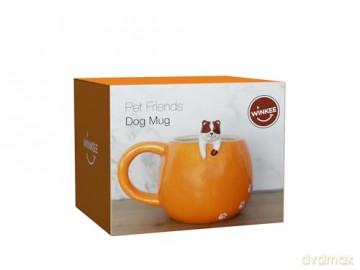 Winkee - Mug - Pet Friends Dog - orange