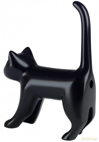 Winkee - Pencil sharpener - Sharp end Cat Black with sound - Black