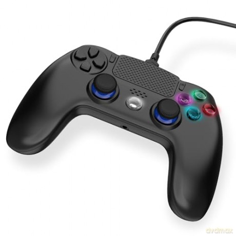 Wired Controller for PS4 with 3M Cable - Black