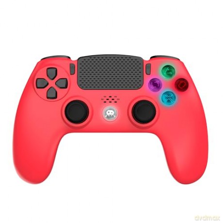 Wireless Controller for PS4 with 3,5mm jack slot - LED - Red