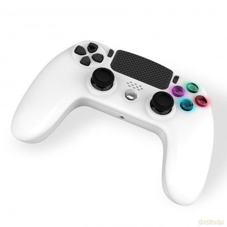 Wireless Controller for PS4 with 3,5mm jack slot - LED - White