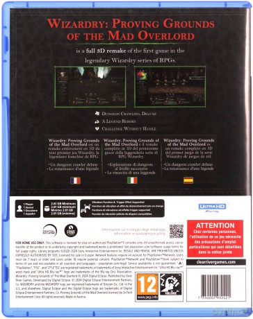 Wizardry: Proving Grounds of the Mad Overlord [GRA PS5]