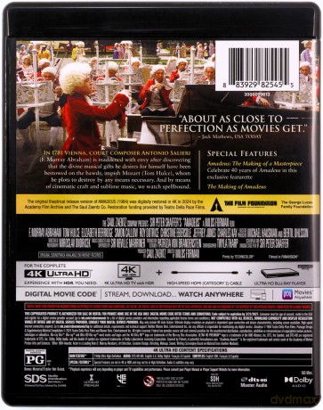 Amadeus (Amadeusz) [Blu-Ray 4K]