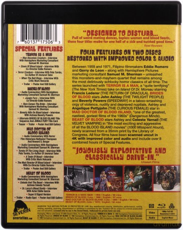 Fear In The Philippines: The Complete Blood Island Films [2xBlu-Ray]