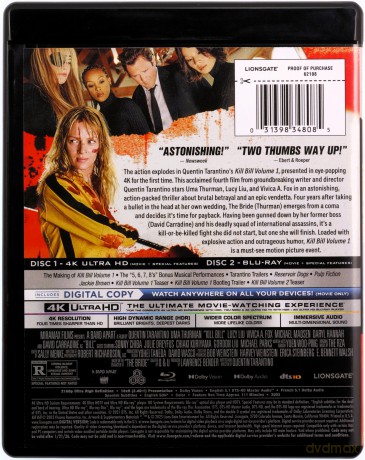 Kill Bill Vol. 1 [Blu-Ray 4K]+[Blu-Ray]