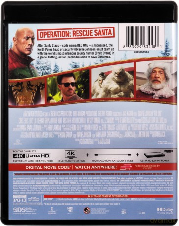 Red One (Czerwona Jedynka) [Blu-Ray 4K]
