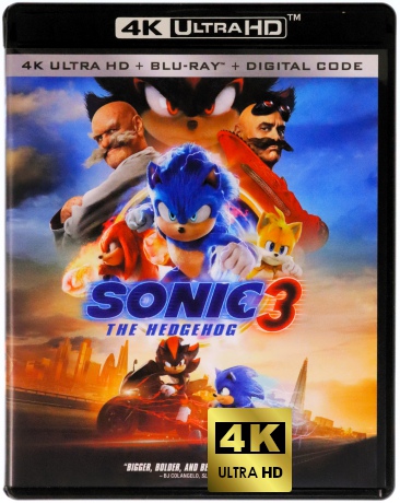 Sonic The Hedgehog 3 (Sonic 3: Szybki jak błyskawica) [Blu-Ray 4K]+[Blu-Ray]