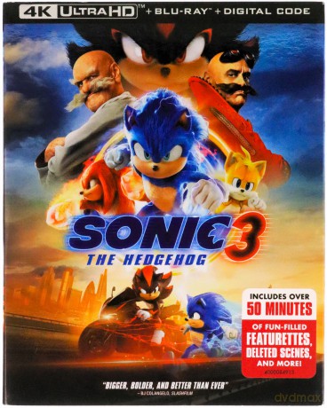 Sonic The Hedgehog 3 (Sonic 3: Szybki jak błyskawica) [Blu-Ray 4K]+[Blu-Ray]