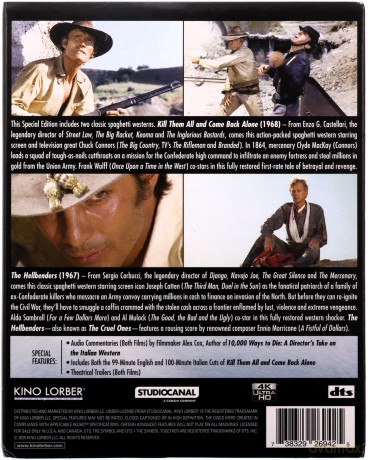 Spaghetti Western Classics: Kill Them All and Come Back Alone / The Hellbenders [2xBlu-Ray 4K]