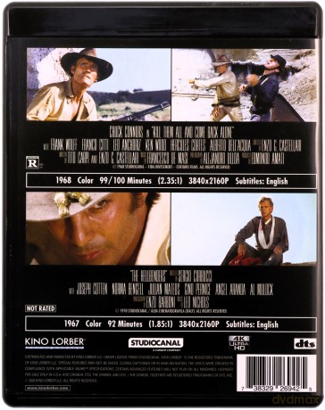 Spaghetti Western Classics: Kill Them All and Come Back Alone / The Hellbenders [2xBlu-Ray 4K]