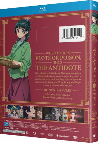 The Apothecary Diaries - Season 1 Part 2 [2xBlu-Ray]