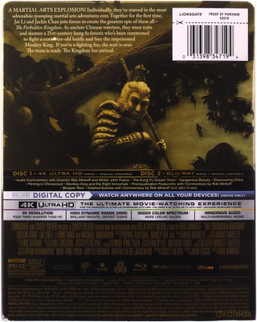 The Forbidden Kingdom (Zakazane królestwo) [Blu-Ray 4K]+[Blu-Ray]