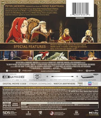 The Lord of the Rings: The War of the Rohirrim (Władca Pierścieni: Wojna Rohirrimów) [Blu-Ray 4K]