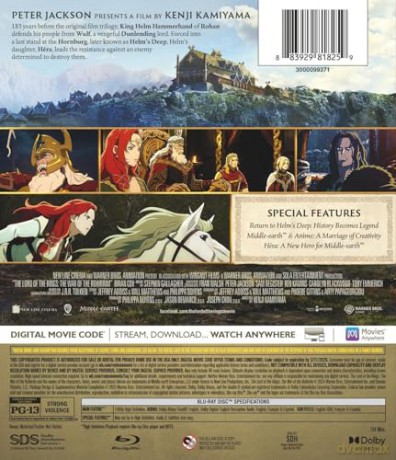 The Lord of the Rings: The War of the Rohirrim (Władca Pierścieni: Wojna Rohirrimów) [Blu-Ray]