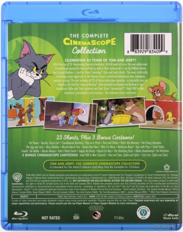 Tom & Jerry: The Complete Cinemascope Cartoon Collection [2xBlu-Ray]