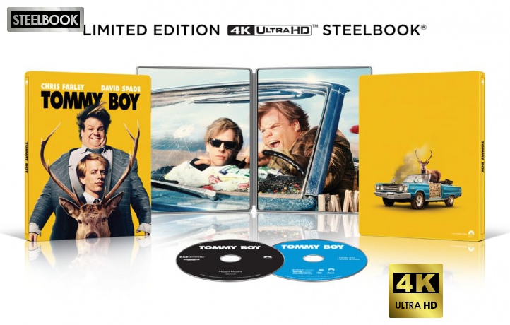 Tommy Boy (Tomcio Grubasek) (steelbook) [Blu-Ray 4K]+[Blu-Ray]