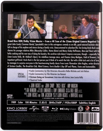 Uncle Buck (Wujaszek Buck) [Blu-Ray 4K]+[Blu-Ray]