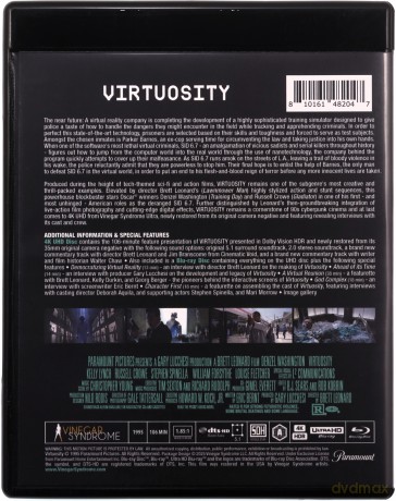 Virtuosity (Zabójcza perfekcja) [Blu-Ray 4K]+[Blu-Ray]