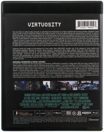 Virtuosity (Zabójcza perfekcja) [Blu-Ray 4K]+[Blu-Ray]