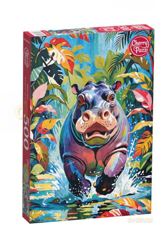 CHERRYPAZZI 500 el. Happy Hippo 20272 [PUZZLE]