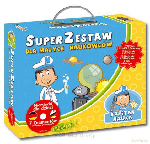 Kapitan Nauka SuperZestaw dla małych naukowców [KSIĄŻKA]