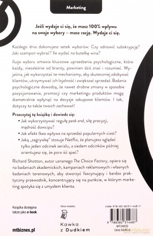 Iluzja wyboru, czyli jak kupujemy - Richard Shotton [KSIĄŻKA]