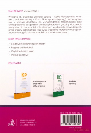 Karta Nauczyciela wyd. 18 [KSIĄŻKA]