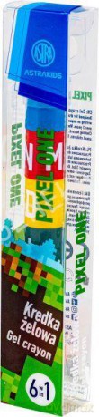 Kredka żelowa przekładana 6w1 Astrakids Pixel One