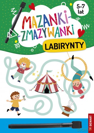 Mazanki-zmazywanki. Labirynty - Anna Borchard [KSIĄŻKA]