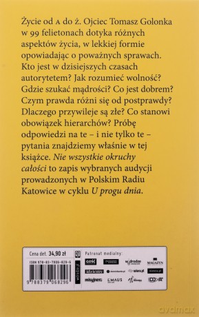 Nie wszystkie okruchy całości - Tomasz Golonka [KSIĄŻKA]