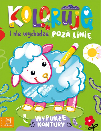 Owieczką. Wypukłe kontury. Koloruję i nie wychodzę poza linię - Anna Podgórska [KSIĄŻKA]