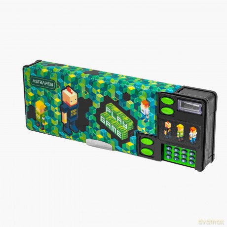 Piórnik z kalkulatorem Astrapen Pixel Game On