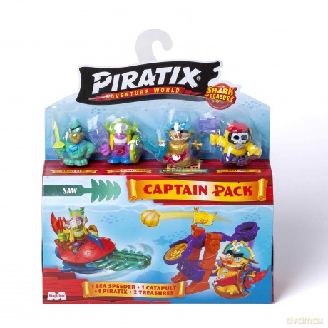 MagicBox-Piratix-Seria 2- Shark Treasure - Captain Pack - Pakiet Kapitana