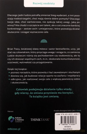 Psychologia wpływu. 10 cech, które pomogą ci oddziaływać na ludzi - Brian Tracy [KSIĄŻKA]