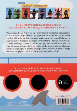 Szkoła szpiegów na fali. Szkoła szpiegów (Tom 9) - Stuart Gibbs [KSIĄŻKA]