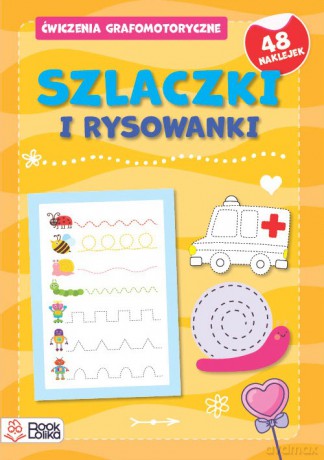 Szlaczki i rysowanki. Ćwiczenia grafomotoryczne. Zeszyt żółty - Maria Sysan [KSIĄŻKA]