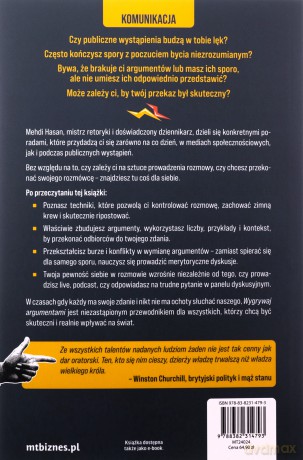 Wygrywaj argumentami. Sztuka dyskusji, przekonywania i wystąpień publicznych - Mehdi Hasan [KSIĄŻKA]