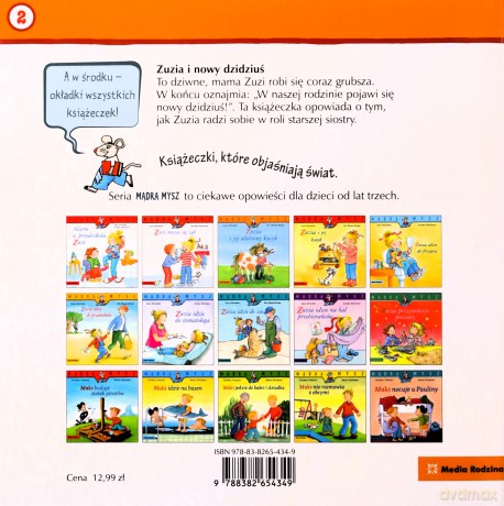 Zuzia i nowy dzidziuś. Mądra Mysz - Liane Schneider, Eva Wenzel-Burger [KSIĄŻKA]