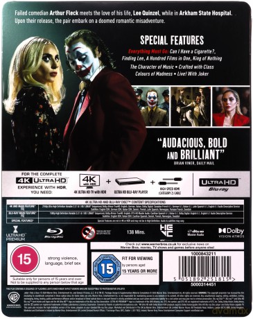 Joker: Folie a deux (steelbook) [Blu-Ray 4K]+[Blu-Ray]