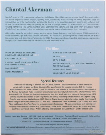 Chantal Akerman Collection Vol. 1: 1967-1982 [5xBlu-Ray]