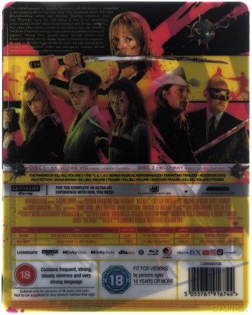 Kill Bill: Volume 1 (Kill Bill: Część 1) (steelbook) [Blu-Ray 4K]+[Blu-Ray]