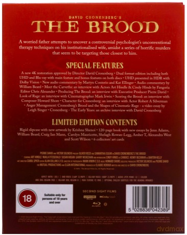 The Brood (Potomstwo) [Blu-Ray 4K]+[Blu-Ray]