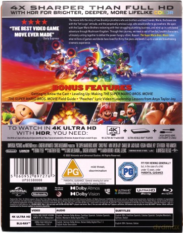 The Super Mario Bros. Movie (Super Mario Bros. Film) (steelbook) [Blu-Ray 4K]+[Blu-Ray]