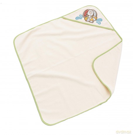 NICI Set hooded bath towel rabbit Tilli 70x70cm incl. washing mitt 23x14cm in gift box 28x28x4cm