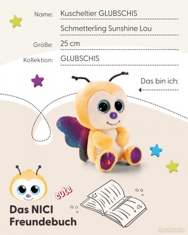 NICI Activity soft toy bunny Fjella 23cm on header card